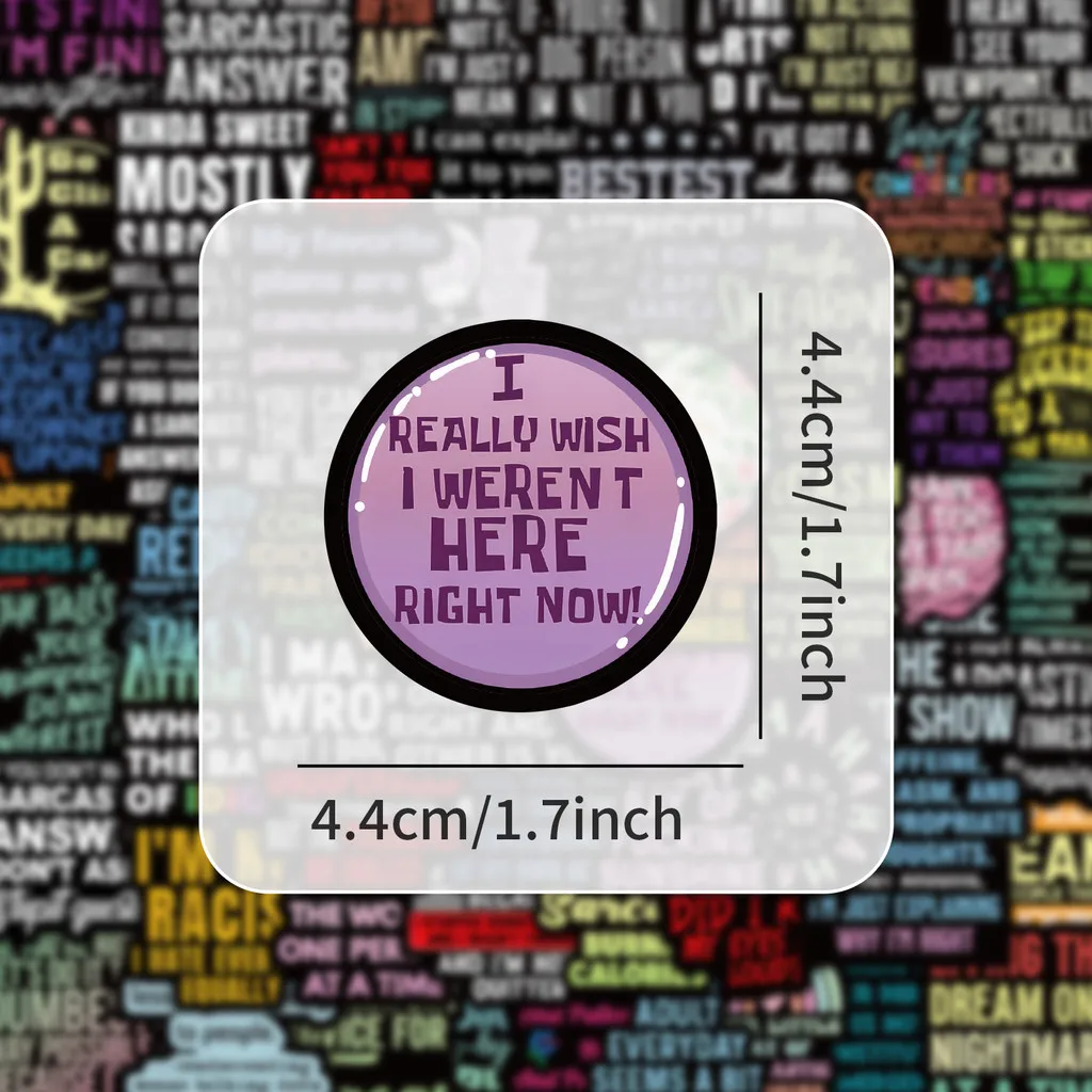 102Pcs English Short Sentence Stickers - Inspirational Motivational Quotes for Journal/Phone Case DIY Decor Papery Pop Store image 6