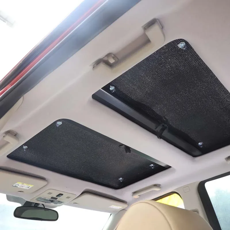 Aluminum Foil Car Skylight Roof Sunscreen Heat Insulation Pad Car Accessories for Land Rover Freelander 2 2007-2015 6