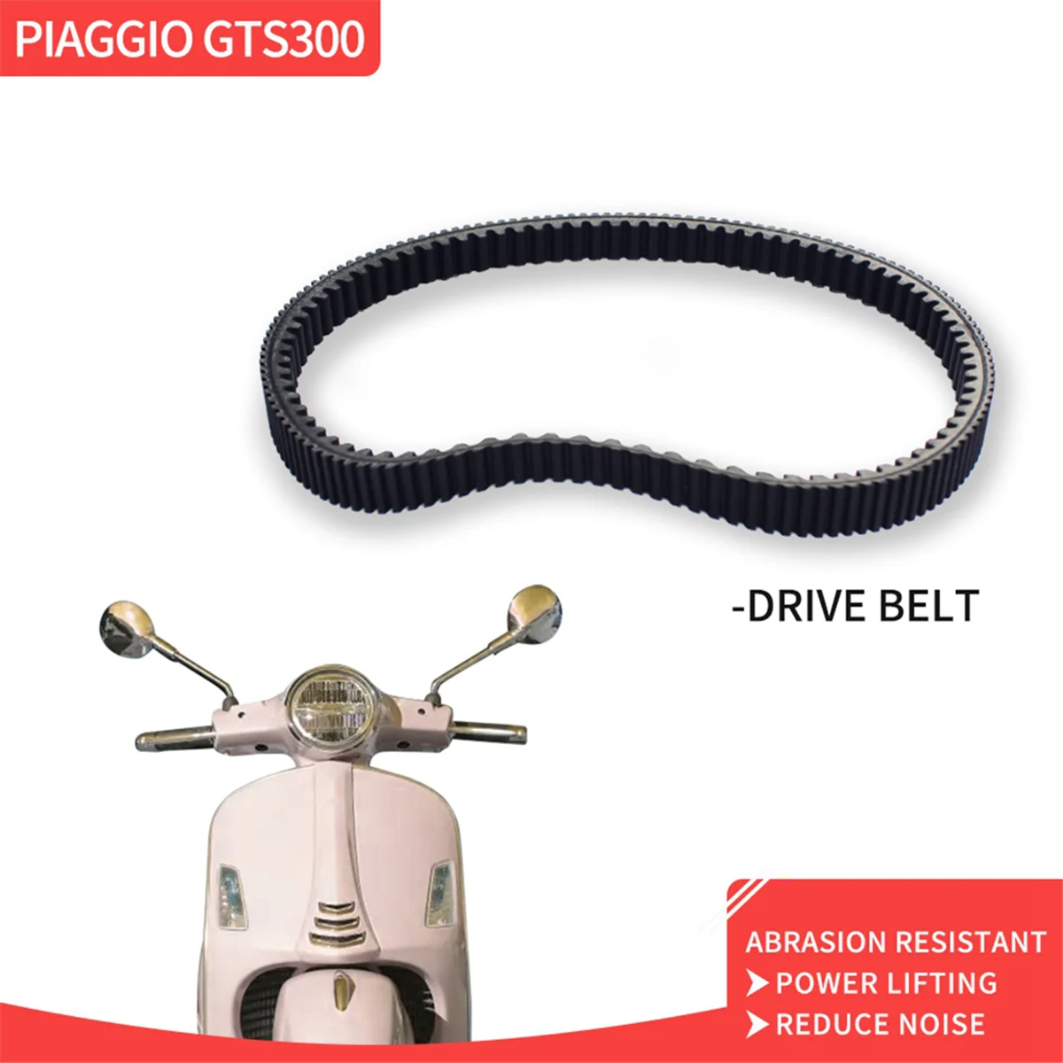 Motorcycle Engine Drive Belt for Piaggio Vespa GTS 300 Transmission Belt Motorcycle