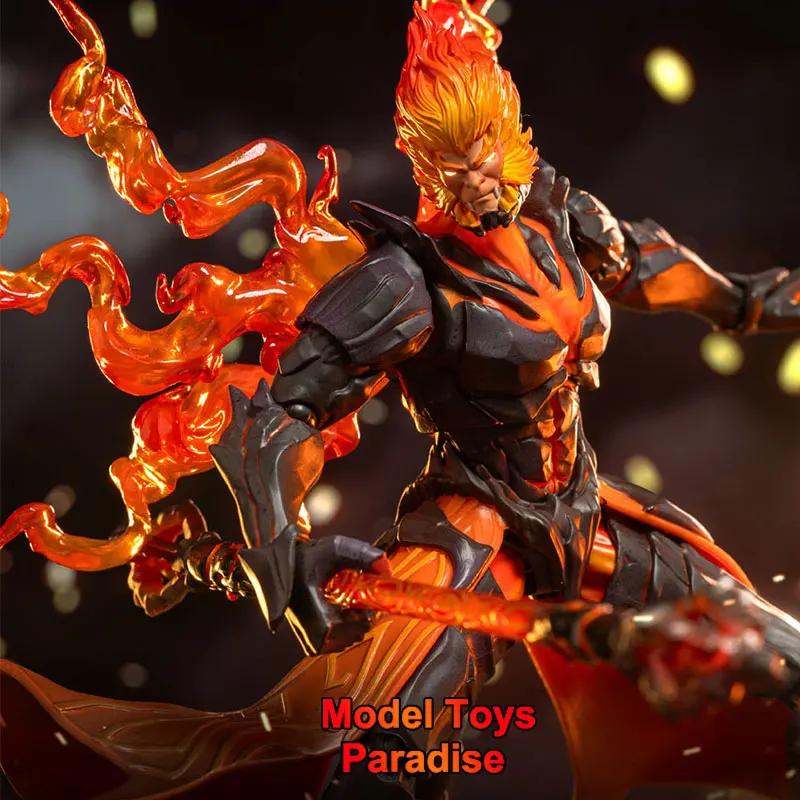 

Original FondJoy 1/9 Collectible Toys Hell's fire Sun Wukong Assassin Mobile Games Soldier 19CM Action Figure Model Fans Gifts