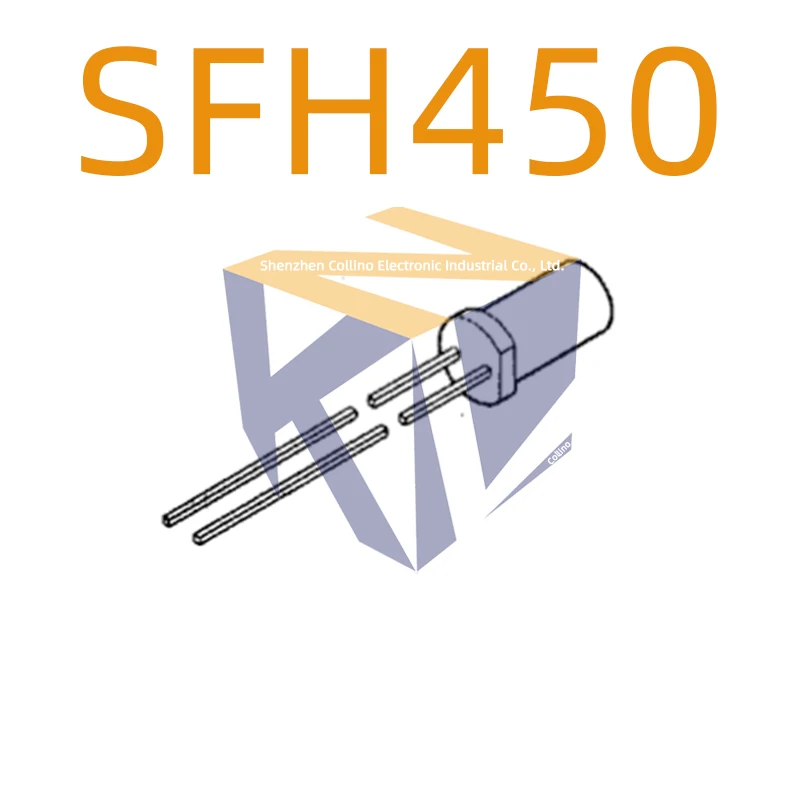 3pcs SFH450 PLASTIC FIBER OPTIC TRANSMITTER DIODE DIP-2 SFH45 SFH4 SFH 450 original