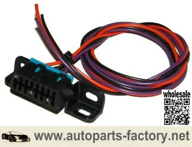 

Longyue 10 шт. OBD2 OBDII Pigtail 3-проводной разъем жгута проводов