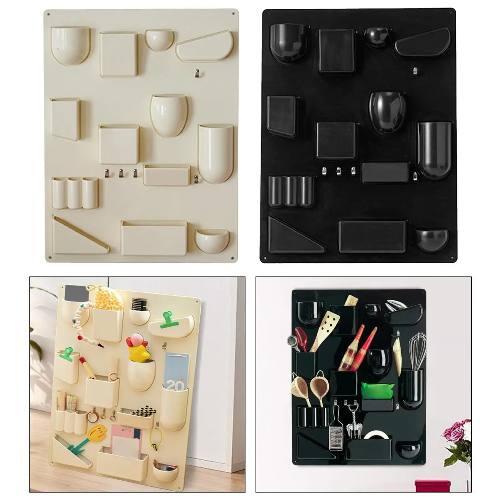 

Wall Mounted Storage Rack Creative Utility Ornament Organizing Space Saving Key Holder for Desktop Home Bedroom Dorm Home Decor