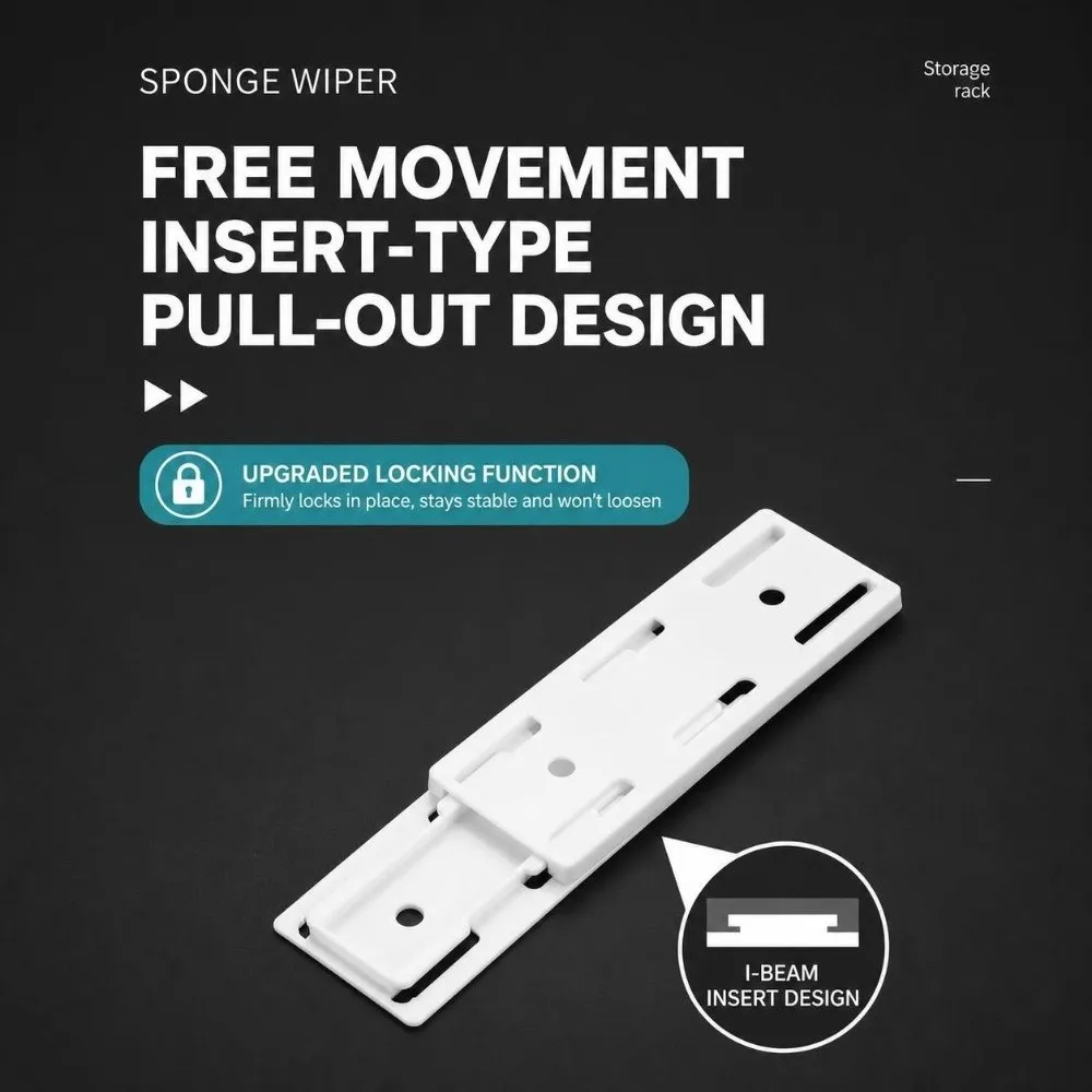 Self-Adhesive Desktop Fixer Drilling Free Removable Power Strip Holder Wall-Mounted Cable Organizer Holder for Home Office