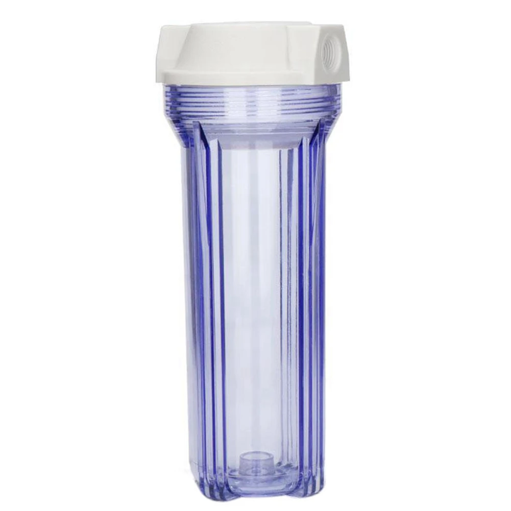 ●10Inch Prefilter Water Filter Bottle Explosion-Proof Bottle Water Filter Parts Connector G1/2Inch Interface Filter Shell