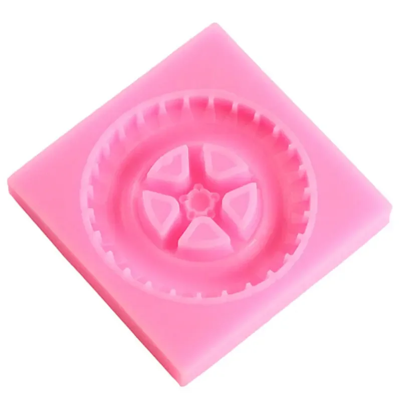 Sugarcraft Tyre Silicone Mold Fondant Molds Baby Birthday Fondant Cake Decorating Tools Cupcake Chocolate Candy Clay Mould