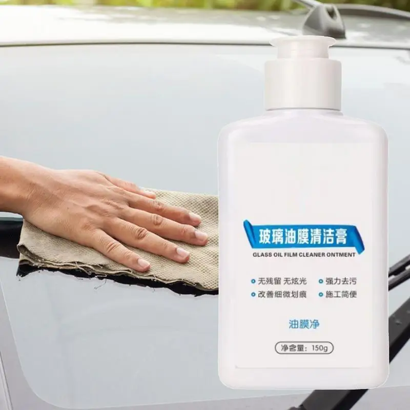 Oil Film Remover Car Oil Film Safe Auto Glass Cleaner Auto Glass Cleaner Multifunctional Cream Glass Oil Film Cleaner Glass