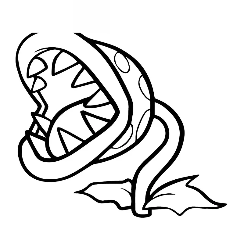 

Car Stickers Piranha Factory Interesting PVC Car Decoration Accessories Decals Waterproof Sunscreen Black/white,16cm*14cm