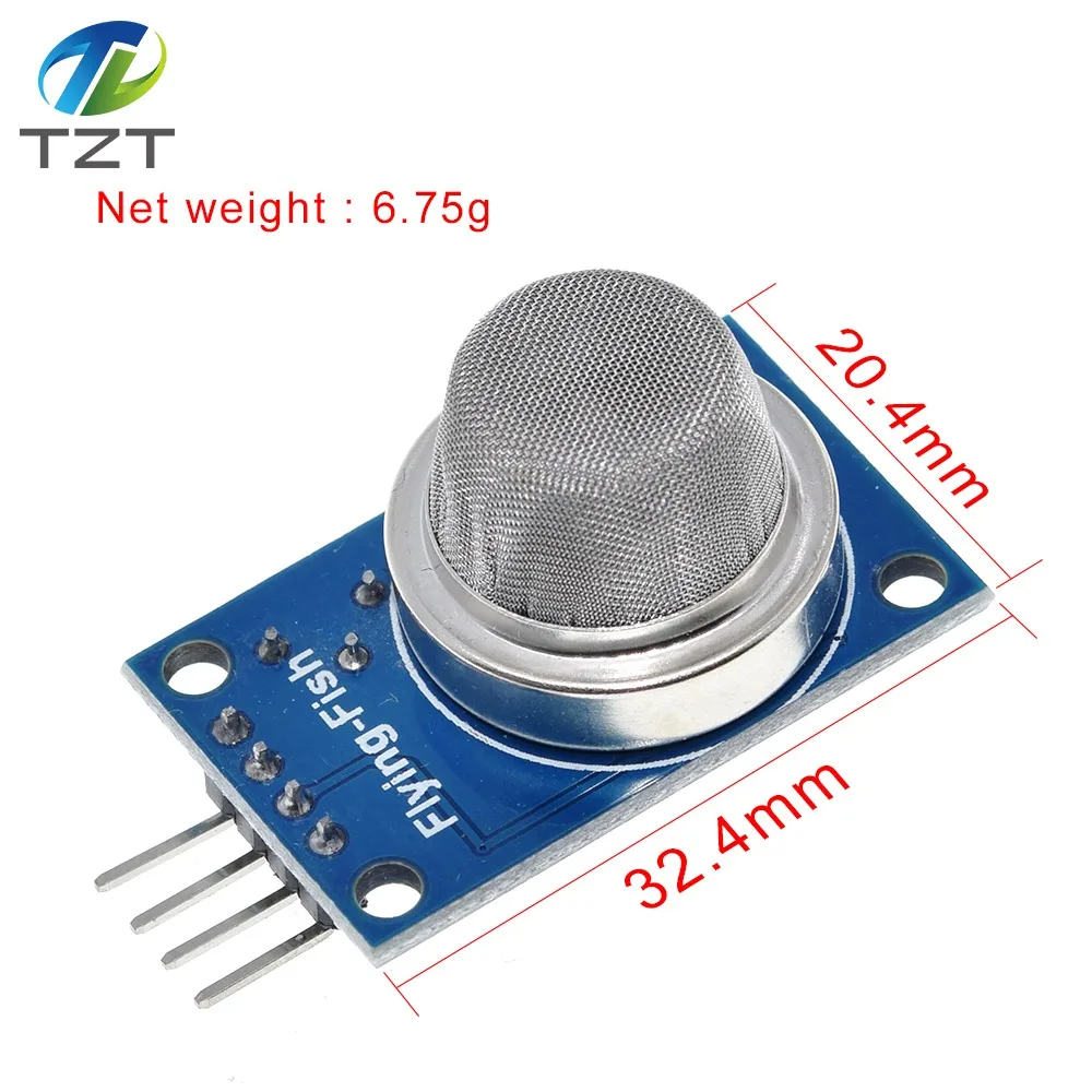 TZT MQ-2 MQ2 Smoke Gas LPG Butane Hydrogen Gas Sensor Detector Module For Arduino image 4
