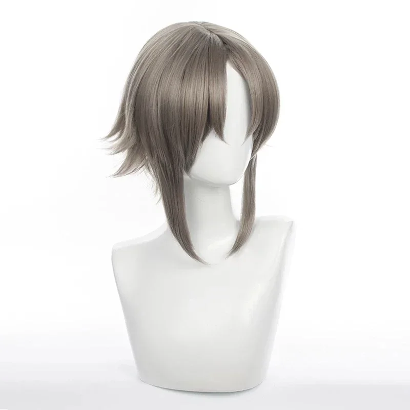 Anime VTuber Mysta Rias Cosplay Wig Dark Grey ACGN Fans NIJISANJI AT Luxiem Halloween Party Wigs MN1