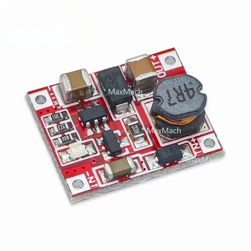 

10 шт. DC-DC повышающий модуль питания, преобразователь, повышающая печатная плата от 3 В до 5 В, 1 А, 96% RT9266, ультра маленький