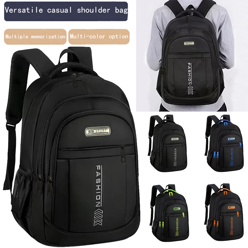 

Рюкзак унисекс для поездок на работу и путешествий, сумка для ноутбука большой вместимости с несколькими карманами, прочный рюкзак для работы и школы.