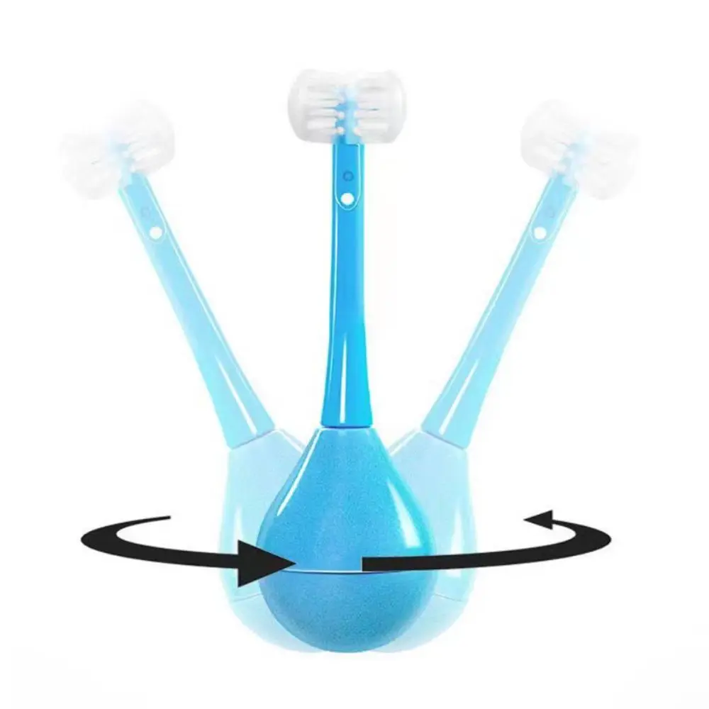 

Oral Hygiene Silicone Brush U-shaped Wrapped Children's Toothbrush Three Sided Toothbrush Oral Care Brush Tooth Brush