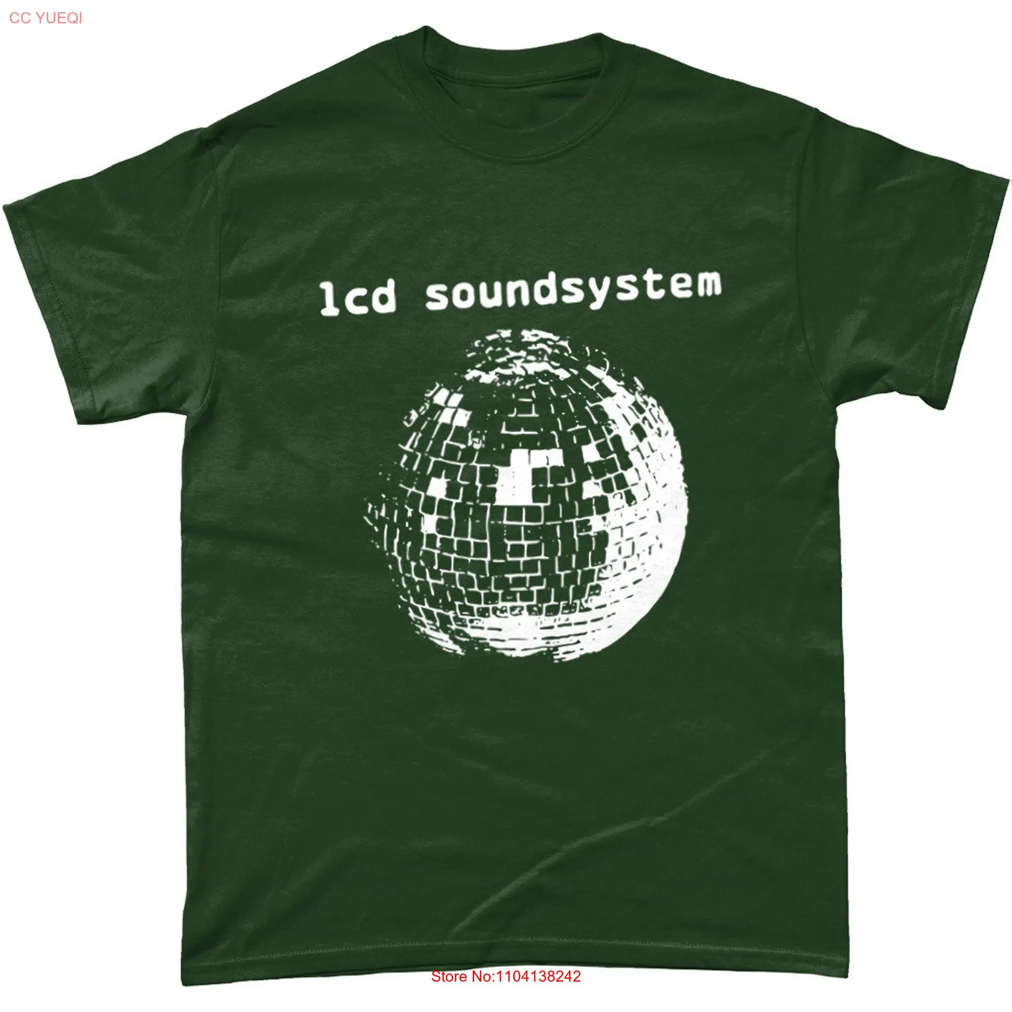 LCD Soundsystem Glitterball T Shirt Various colours sizes Free UK Shipping long or short sleeves