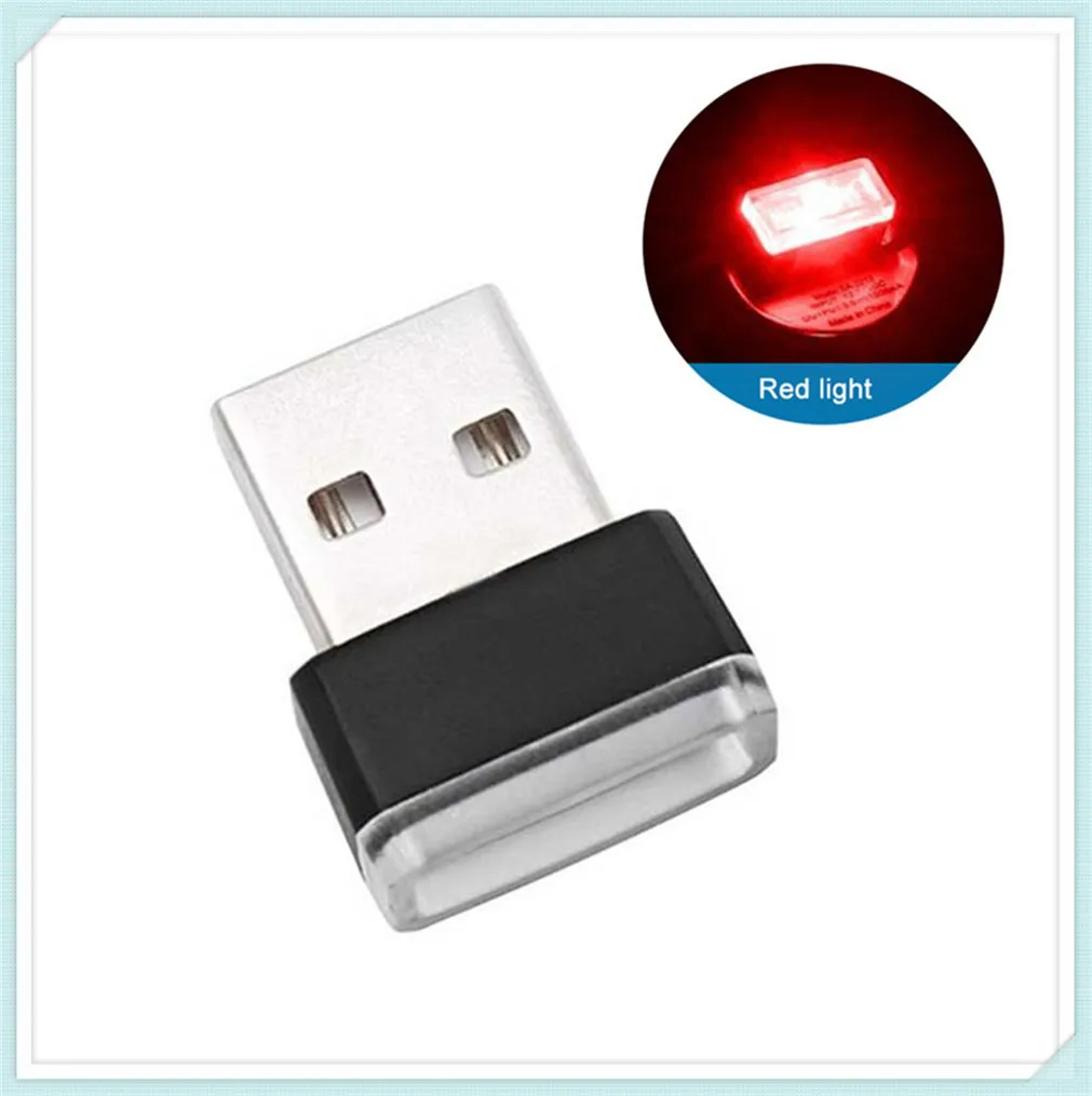 

Car Accessories Atmosphere Light USB LED Mini for VW Tiguan Passat B7 CC Polo Passat B6 KIA Rio Ceed