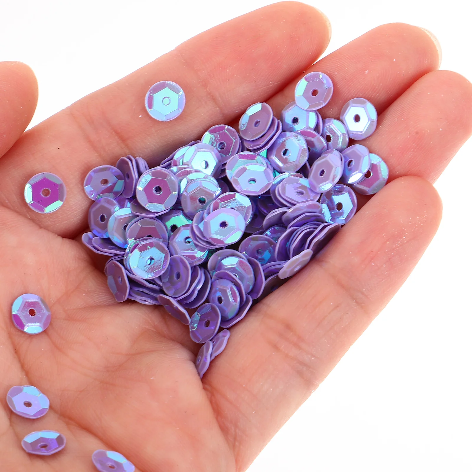

Colorful 6mm Round Clothing Decoration Diy Sequins DIY Sewing Materials Round Clothing Sequins Craft Supplies Beads