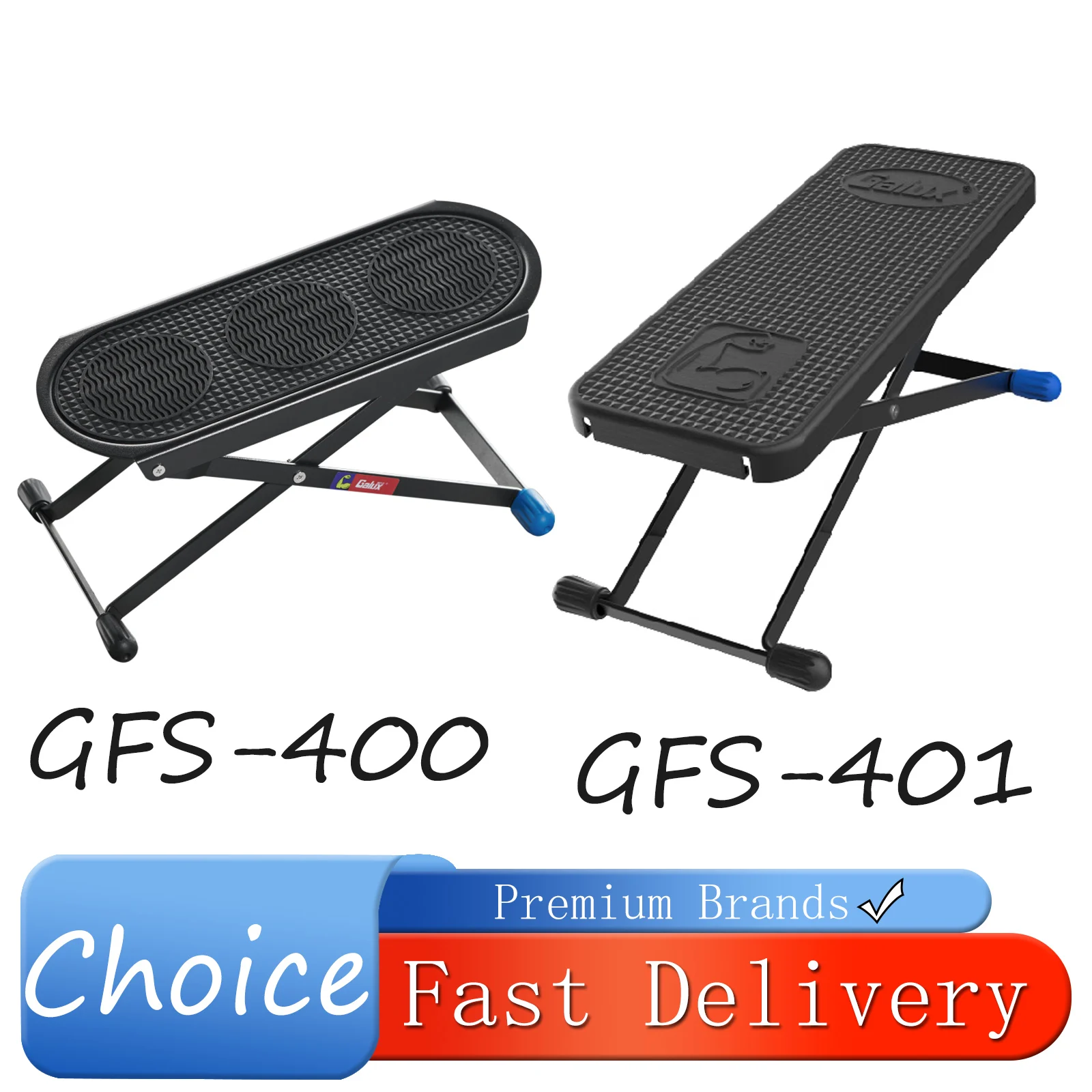 

Galux Guitar Foot Stool Guitar Footrest Pedal Metal Non-Slip Rubber Pad Adjustable Folding Footboard For Guitar Accessories