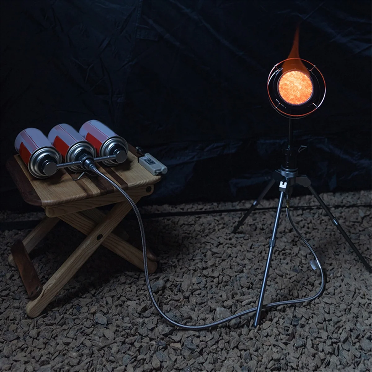 Adaptador de estufa de Gas AT59 para Camping, adaptador de butano, manguera de extensión, manguera de conexión de estufa dividida, adaptador de tanque de Gas, equipo de Camping