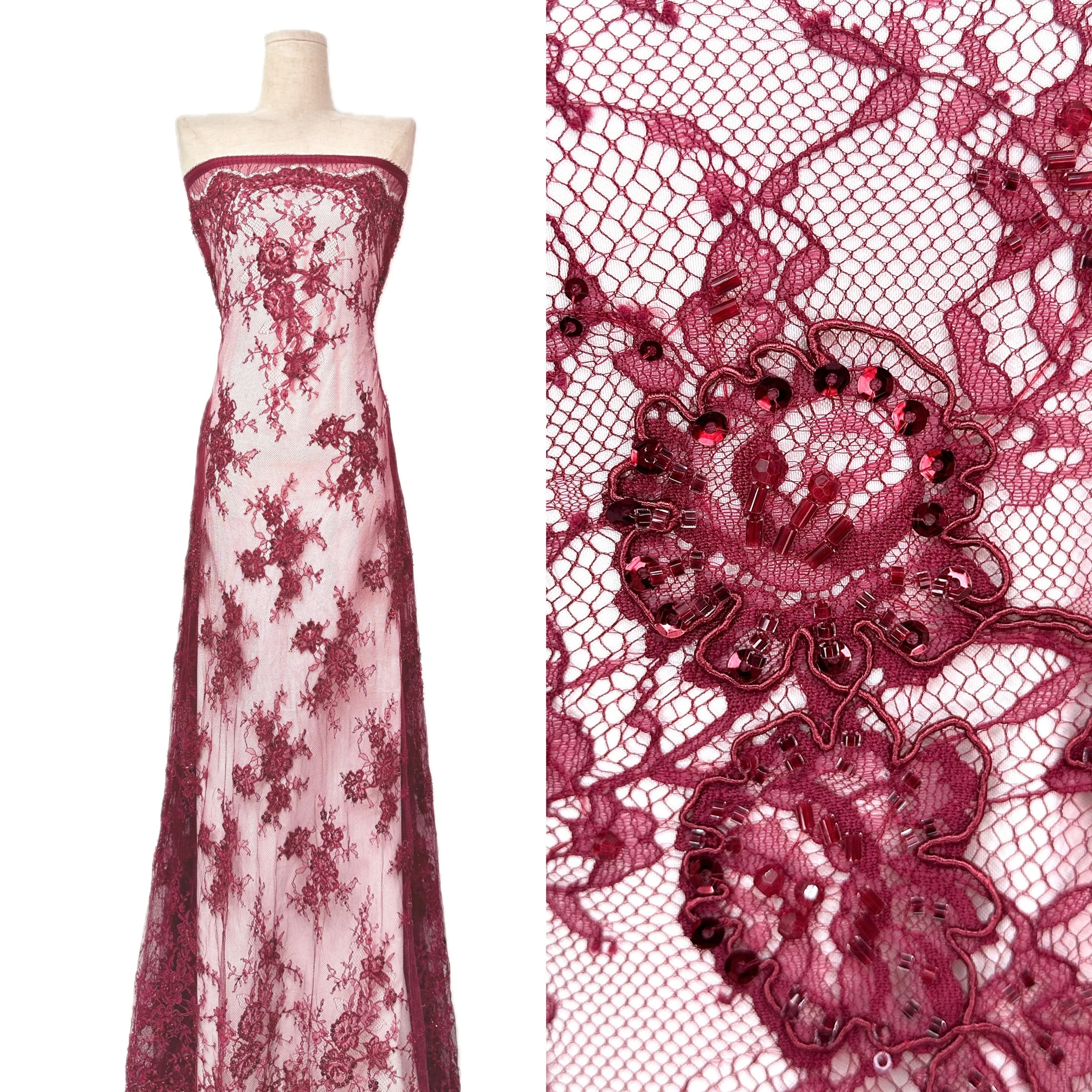 

Высококачественная французская вышитая сетчатая ткань с бисером и кружевом для свадебных и праздничных платьев, африканская ткань для шитья, 2026 год