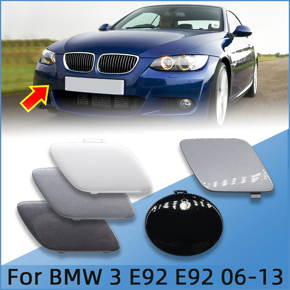 

Front Bumper Tow Hook Cap Cover For BMW 3 E92/E93 Lci M-Sport 06-13 Car Trailer Shell 51110034358 51117256104 51118035799