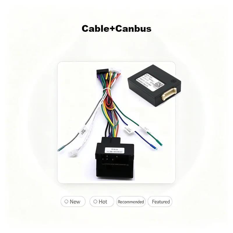 16 Pin Android Wiring Harness Power Cable Adapter with Canbus Box FD01 For FORD Mondeo/Focus/S-MAX Car Radio Multimedia Player