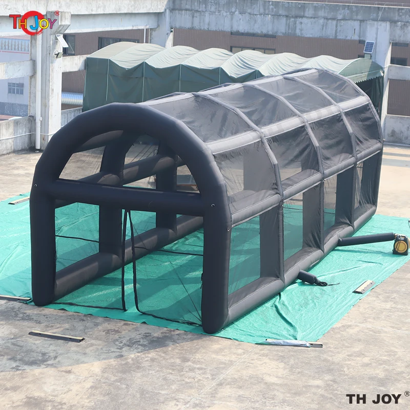 Fast Air Shipping 12x5m Inflatable Tennis Tent Baseball Cage Football Court Dome Tents for Sale