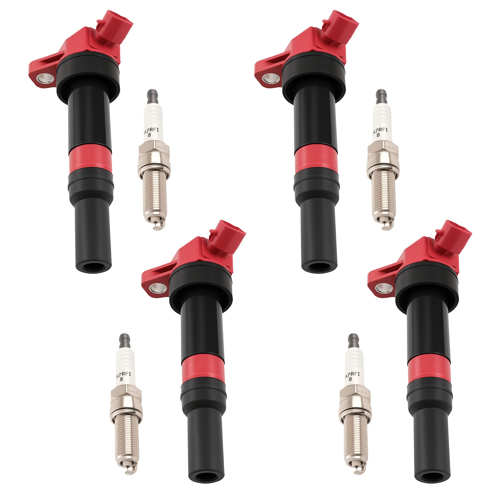 

4X Ignition Coil + Spark Plug for Hyundai Elantra Tucson Kia Forte Koup 2012-20
