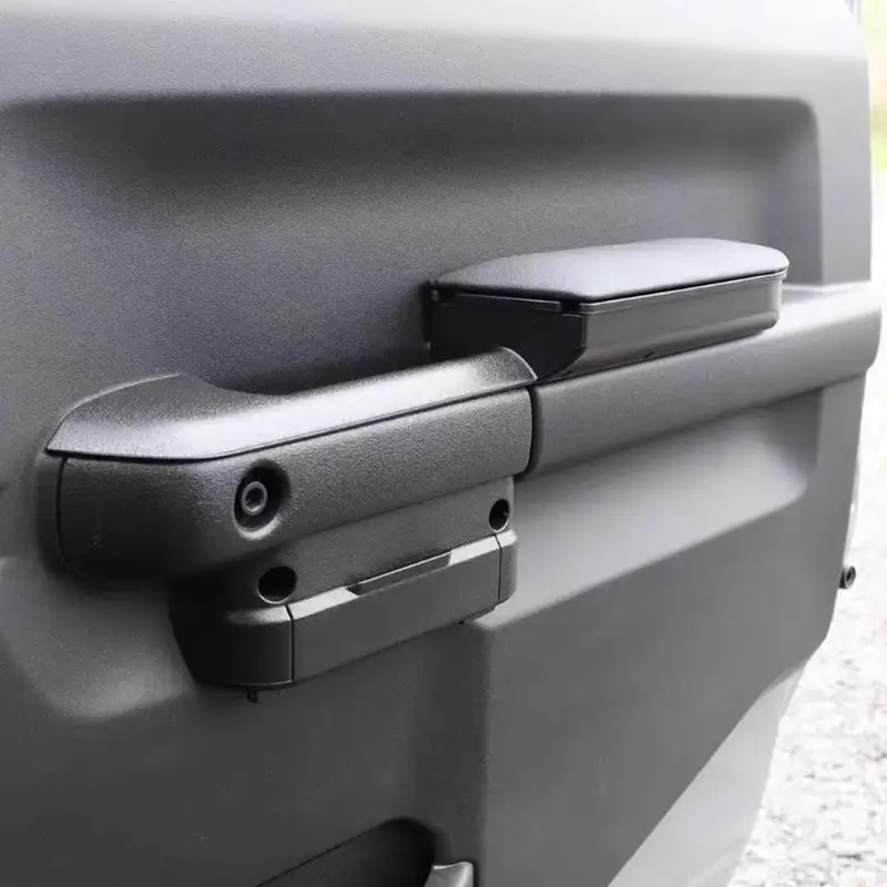 M76E Door‑Handle Pocket, Car Door Armrest Storage Box for Keys Cards & Cables Daily