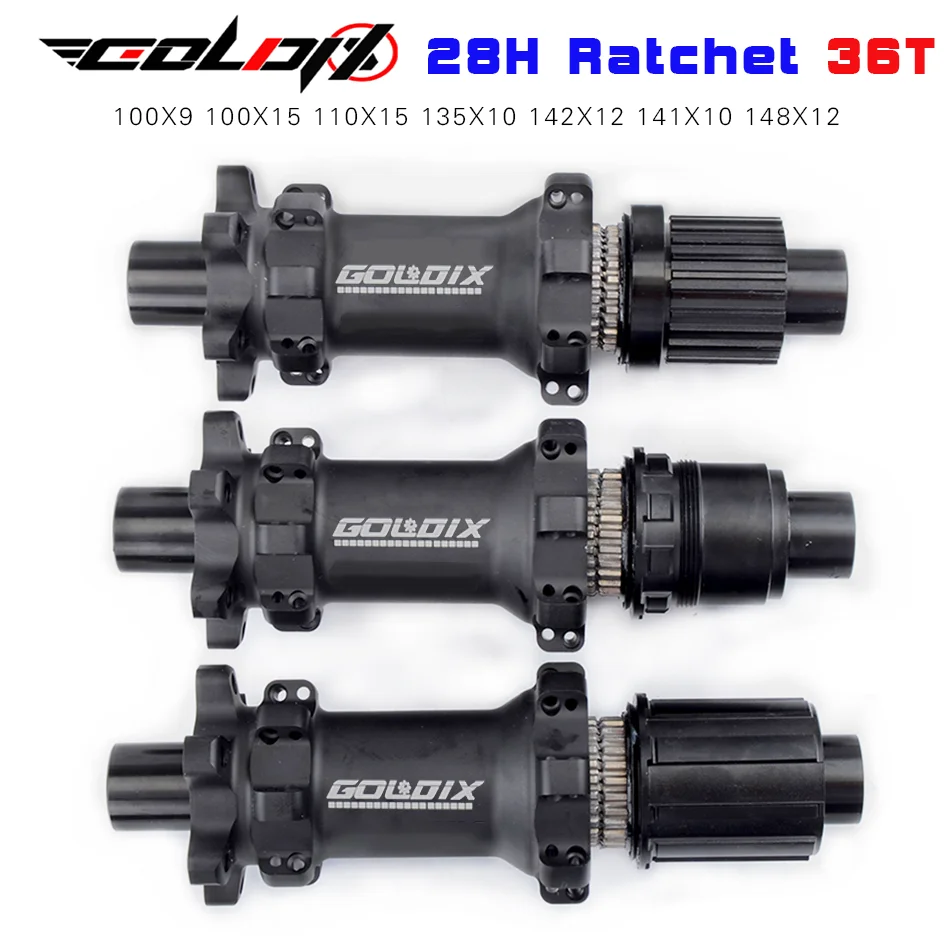 GOLDIX M370 28H/32H 350 240 MS XD HG Mountain Road Bike Sealed Bearing Ultra Light 350g Ratchet 36/60T Straight Pull Boost Hub