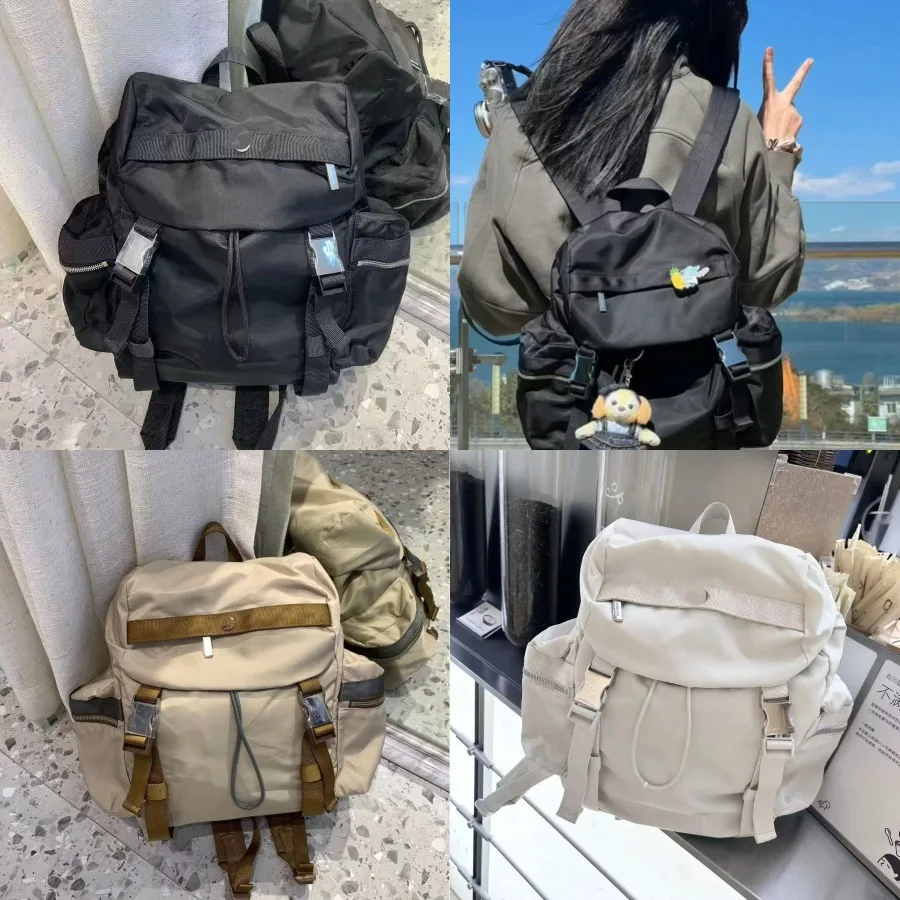 

【New style】Lulu backpack 14L explosive pack student backpack large-capacity outdoor sports mountaineering schoolbag backpack