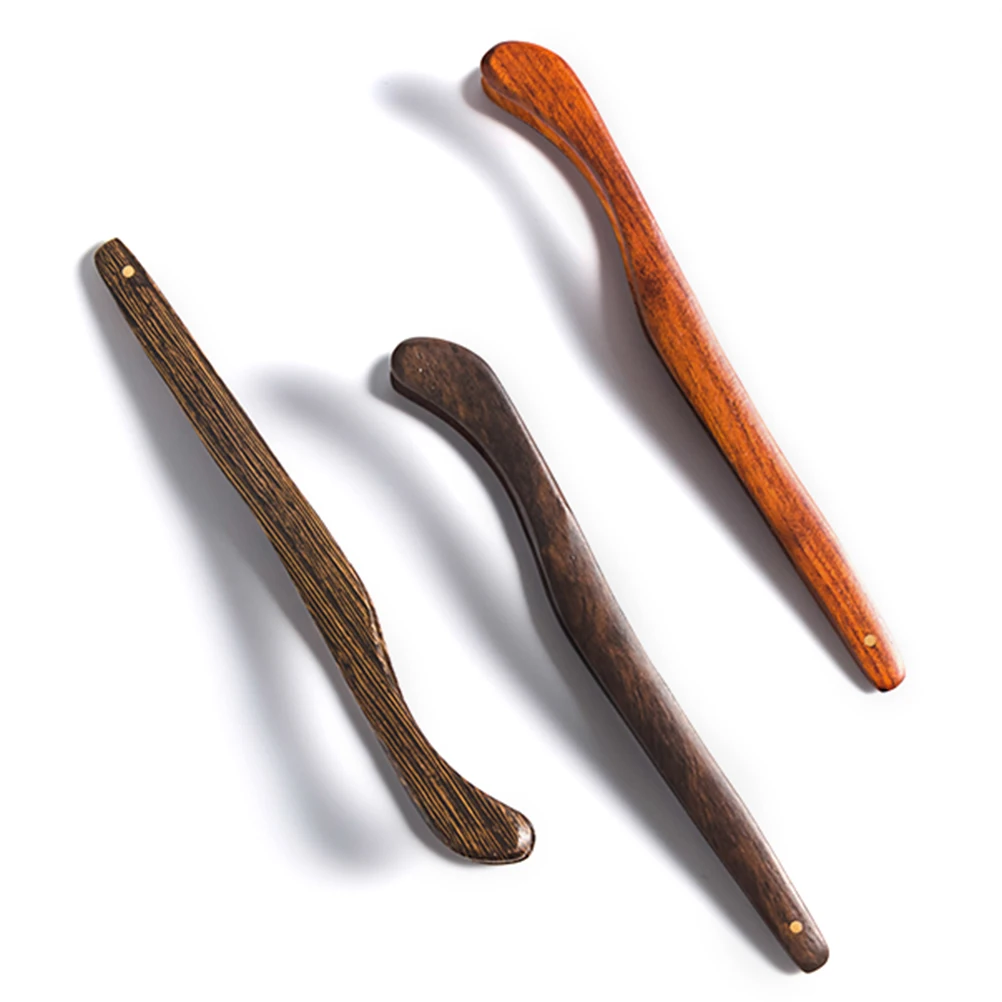

3Pcs Tea Clip Solid Wood Eco-Friendly Lightweight Multi-Purpose Tea Accessories for Home Office Teahouse