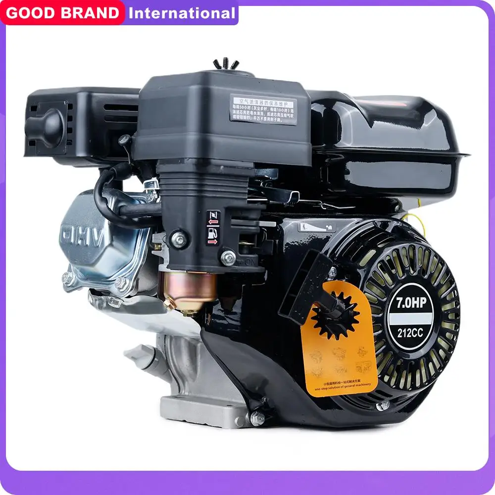 

6.5Hp 168F-1 Gasoline Micro Engine 4Kw Four-Stroke Small Power Accessories 196Cc Flat Key Shaft Engine Structure