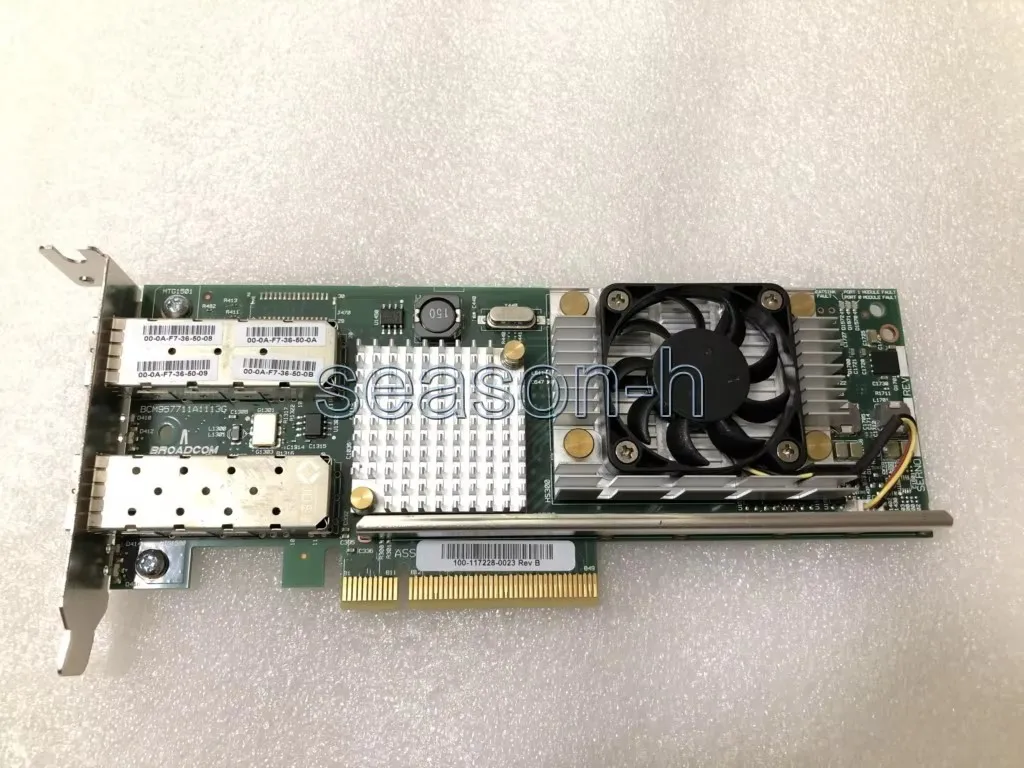 

KJYD8 0KJYD8 BCM57711 Двухпортовая сетевая карта PCIE 10 ГБ 10 ГБ