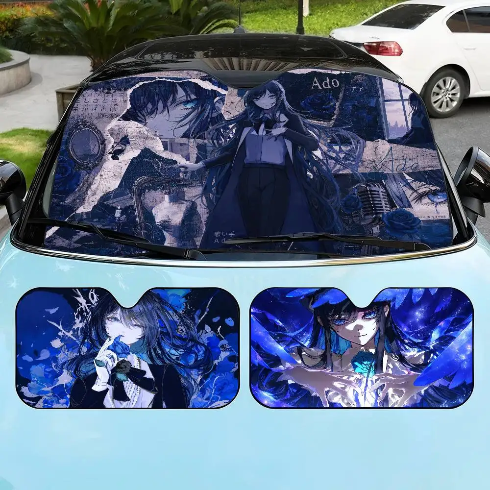 Singer Ado Personalized Windshield Sunshade Car Cover Sun Shade Auto Sun Visor Car-covers Car Solar Protection