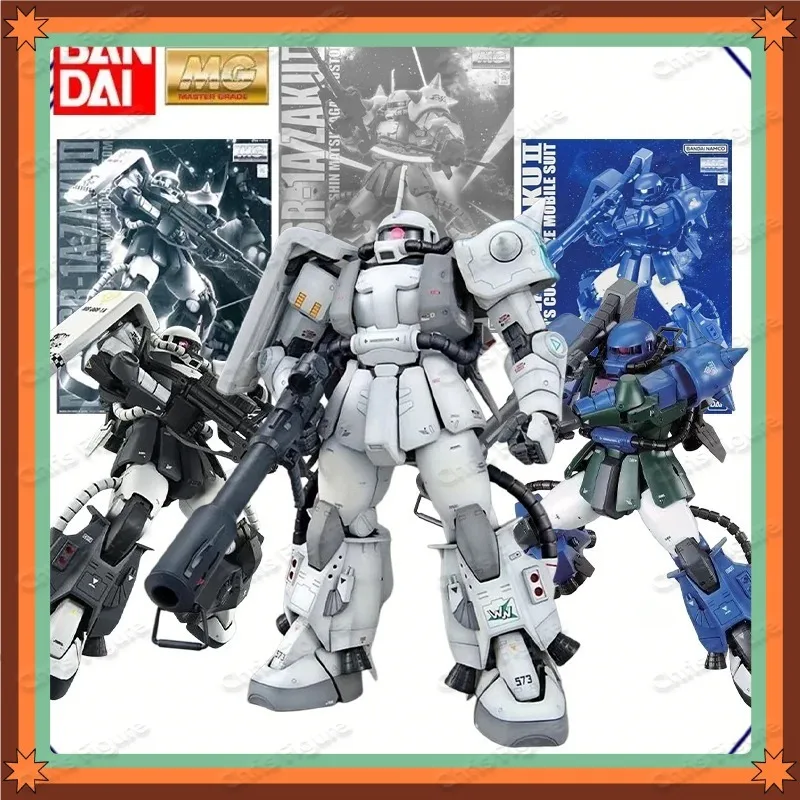

In Stock Original Bandai MG 1/100 Gundam Zaku II High Mobility Type Matsunaga Shin Assembled Model Kit Movable Toy Collection
