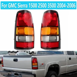 Car Rear Tail Light For GMC Sierra 1500 2500 3500 2004-2006 Signal Lamp Auto Reversing Taillight Cover Accessories Without Bulb