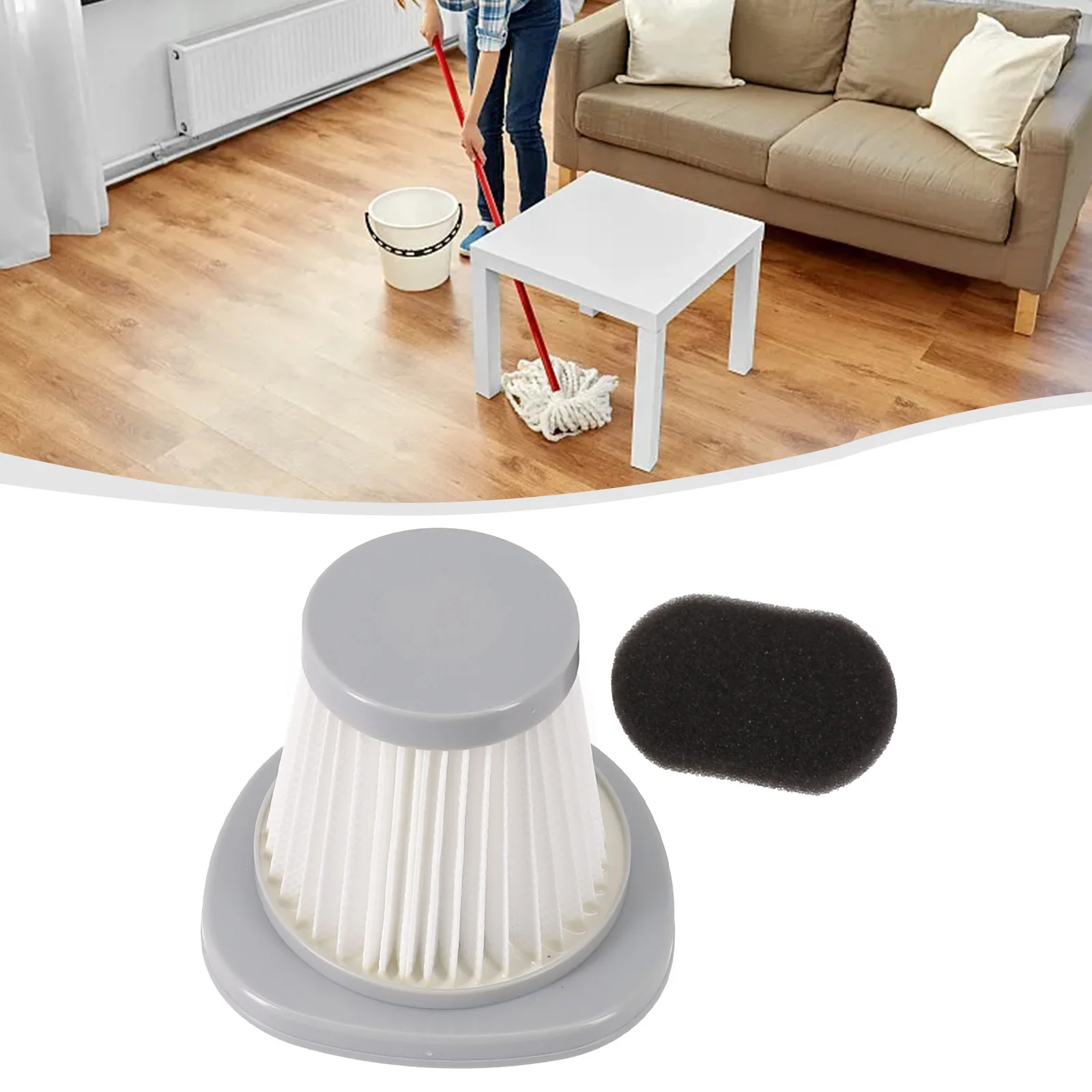 2pcs For Xiaomi Filters Filter Sponge For Xiaomi For-Deerma DX118C DX128C Household Vacuum Cleaner Accessories