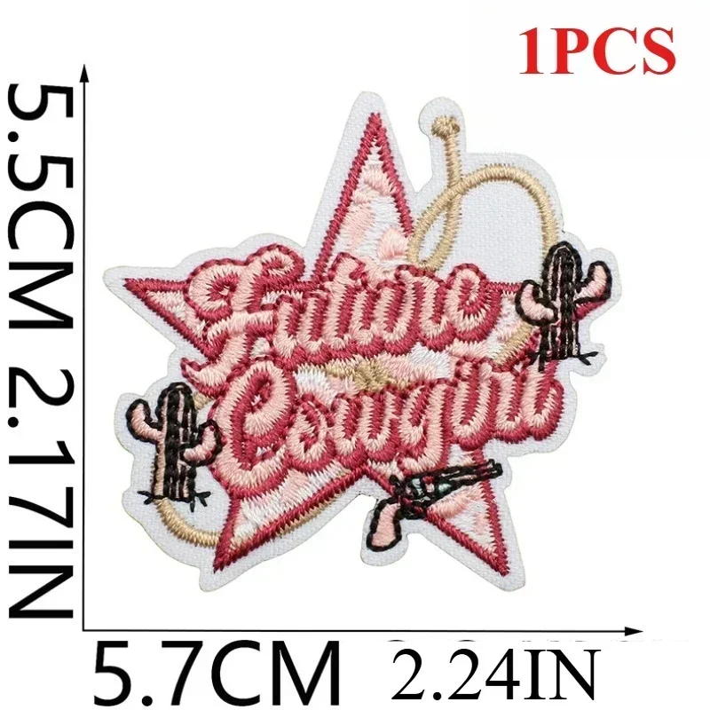 Western Cowherd Embroidery Cloth Sticker Clothes Decoration Western Girl Computer Embroidery Chapter Boy Ironing Western Style