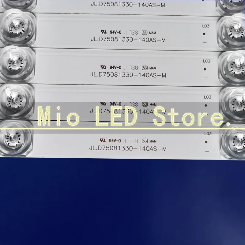 800mm LED Backlight strip 7 lamp for 75P7 JL.D75071330-083BS-M_V02