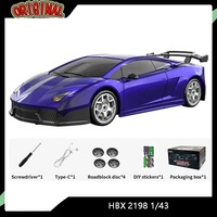 HBX 2198 1/43 4WD RC Drift Car - RTR, 2.4G w/ Gyro, 15km/h, Ideal Gift