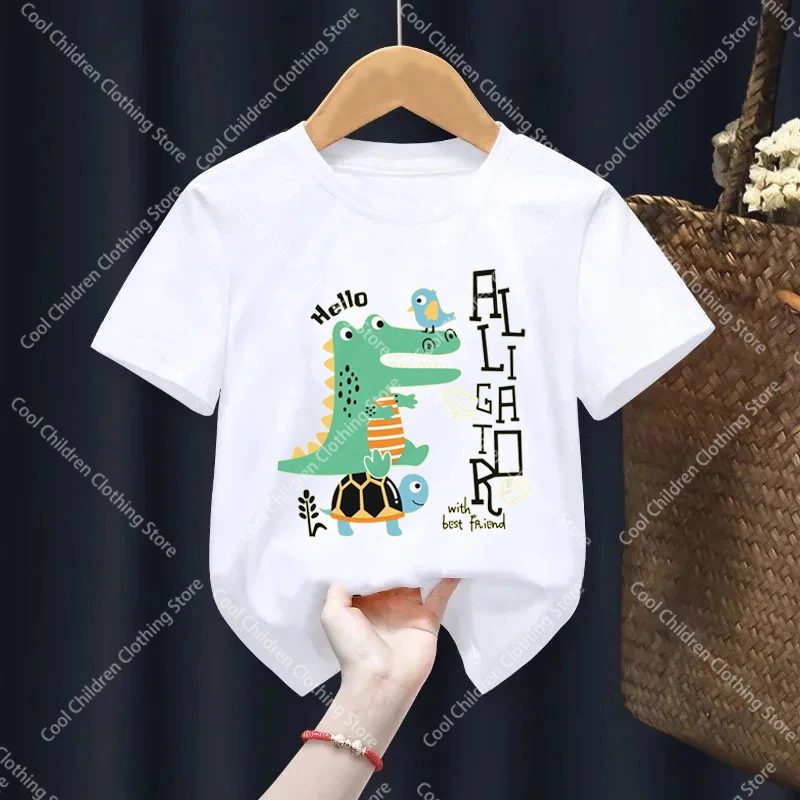 Summer New Korean Style Children T-Shirt Cute Parent T Shirt  Personality Children Clothes Tee Shirt Kid Girl Boy Fashion Top