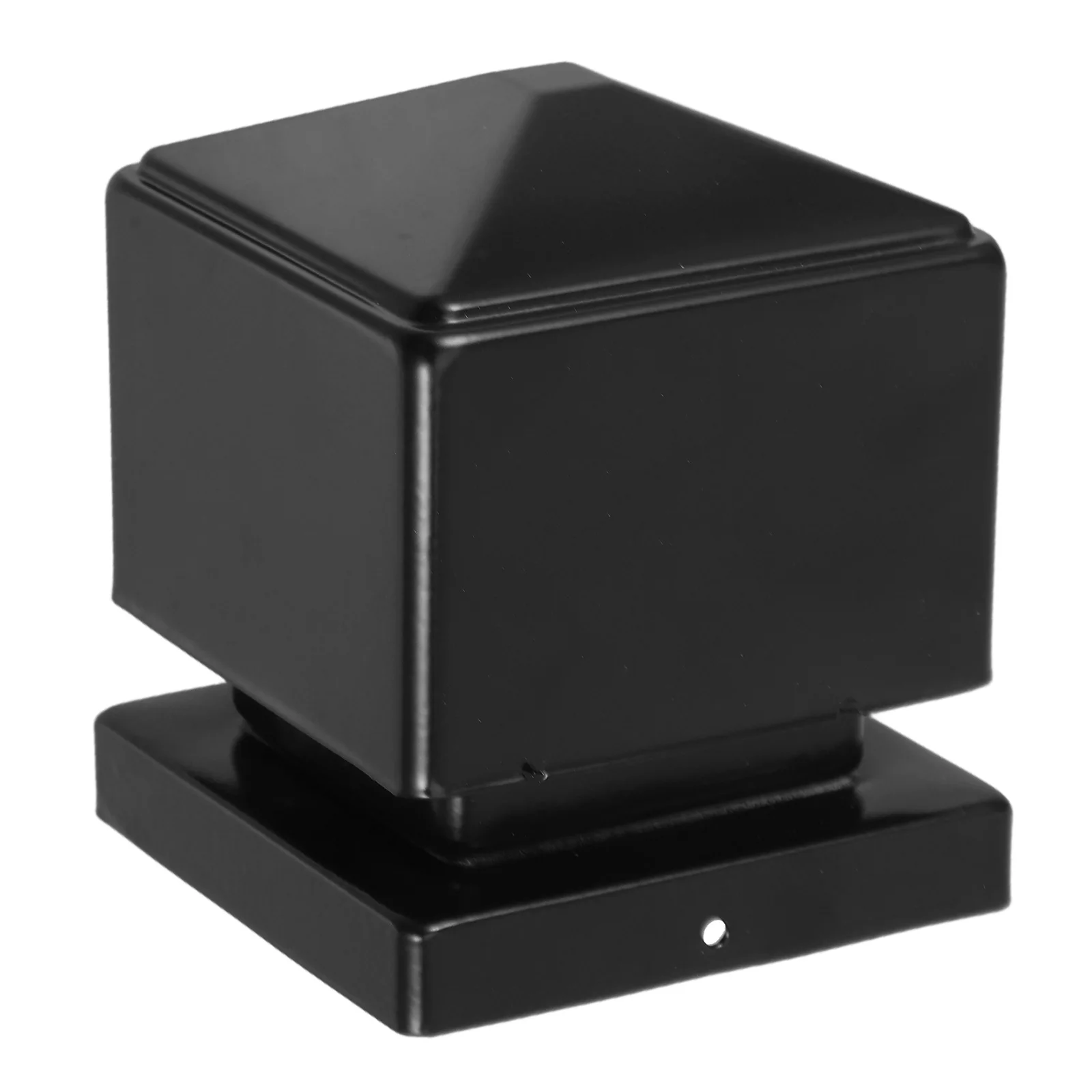 

Lotus Hat Cap Black Fence Post Cap Protection Wrought Iron Decorative Post Tops for Vinyl Metal Fence Topper Protection
