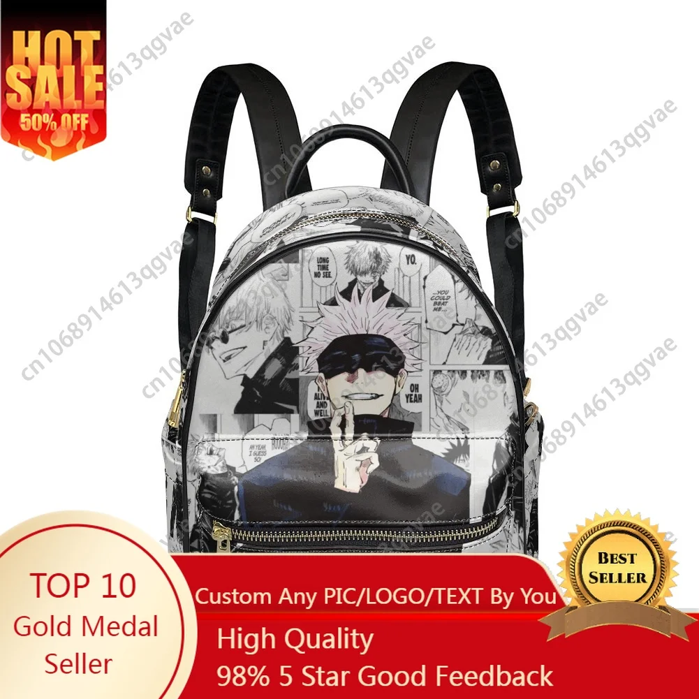 

Gojo Satoru Jujutsu Kaisen Backpack Womens Men Personalized Double Shoulder Bag Business Travel Bookbag Rucksack Gift Daypack
