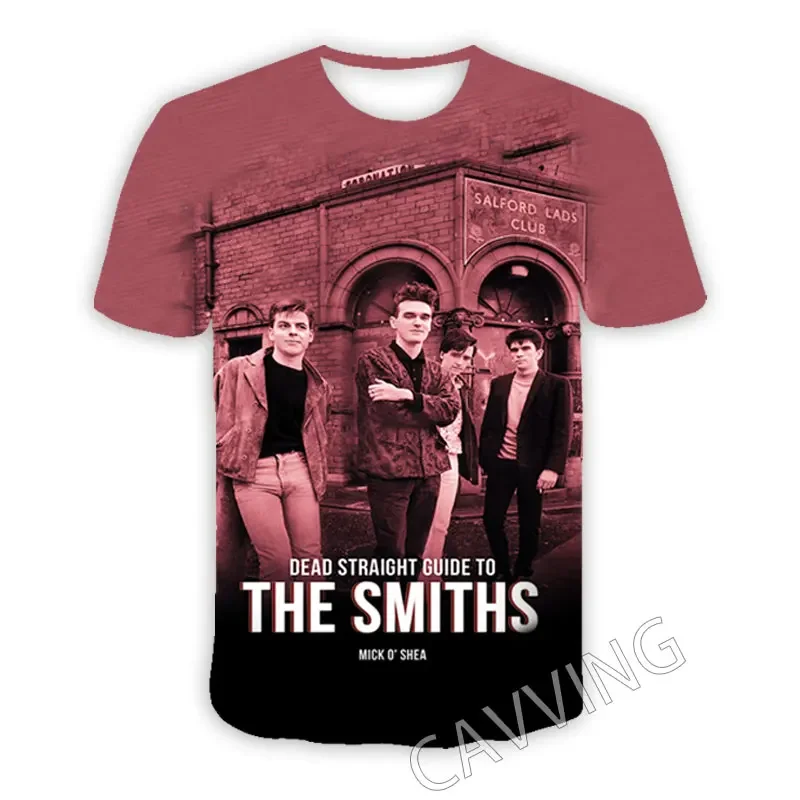 

2024, новые модные женские/мужские повседневные футболки с 3D принтом The Smiths Rock, популярные футболки в стиле хип-хоп, топы в стиле Харадзюку, одежда