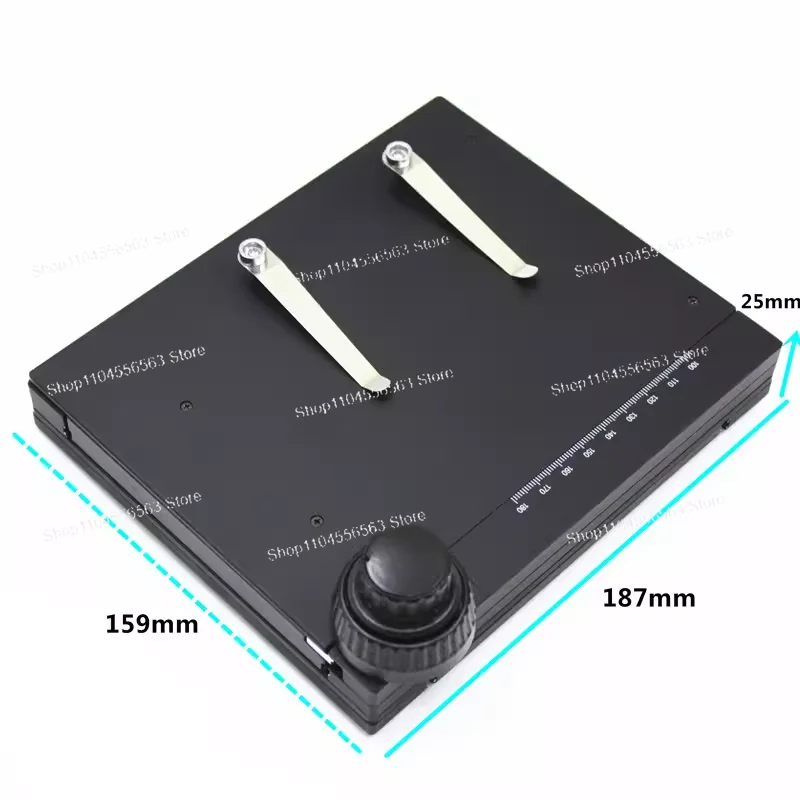 قياس المجهر XY تعديل دقيق منصة الناقل المتحركة أنبوب واحد ستيريو مثقاب أفقي التركيز قوس