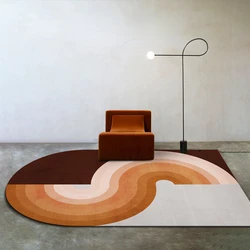 Special-Shaped Thickened Carpet, Irregular Carpet, Living Room, Sofa, Coffee Table, Bedroom, Bedside, Home Decoration, Plush Rug