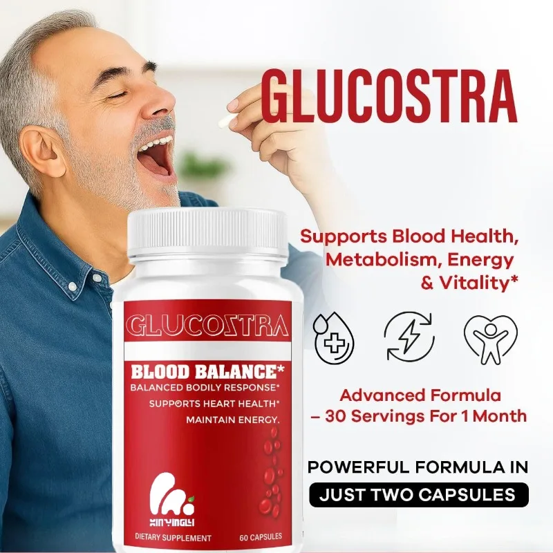 Glucoside Capsules - Vitamins Promote Overall Health, 60 Capsules, 1 Month