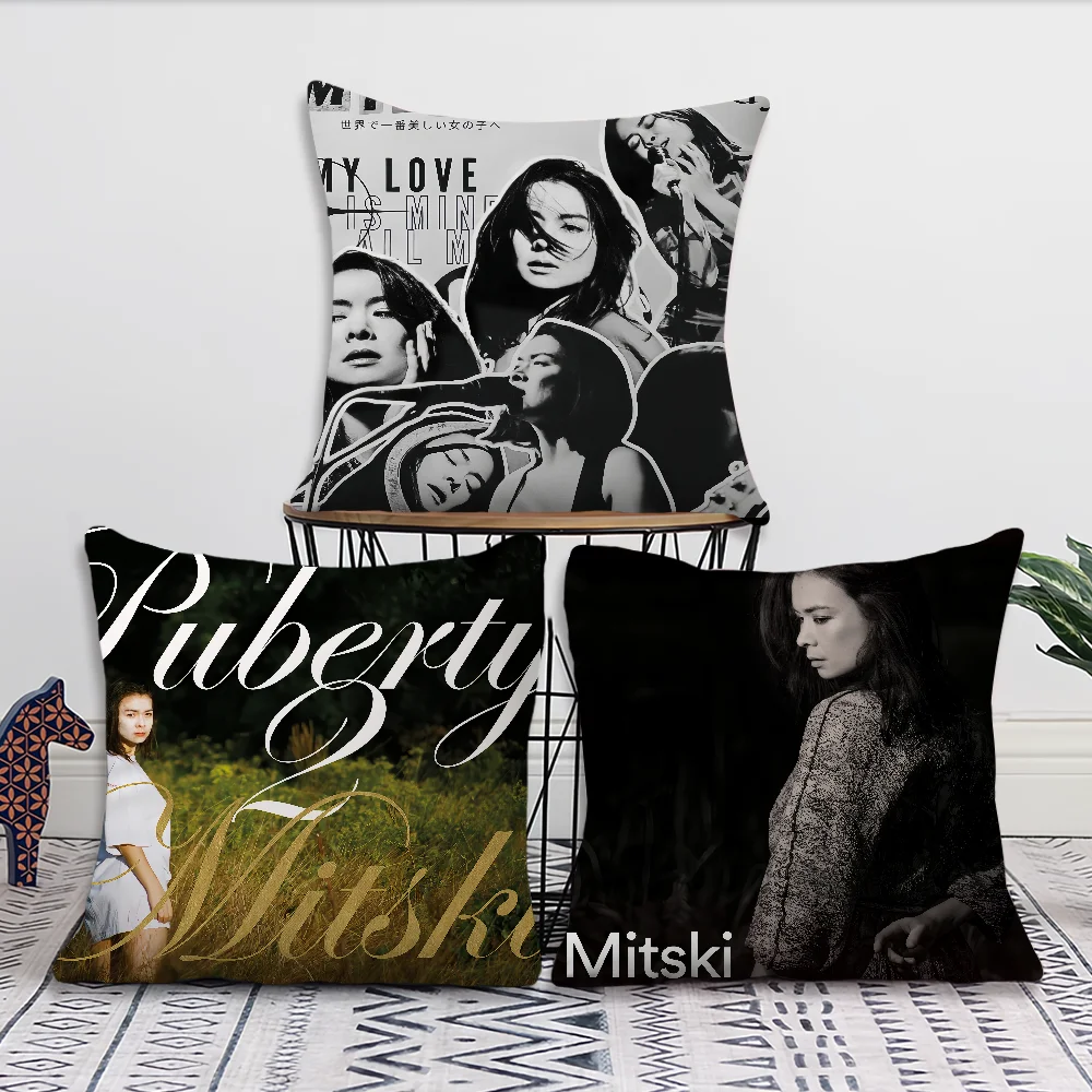 Singer M-Mitski Comfortable soft Pillow Case for Sofa Living Room Home office Decor and Protective Covers