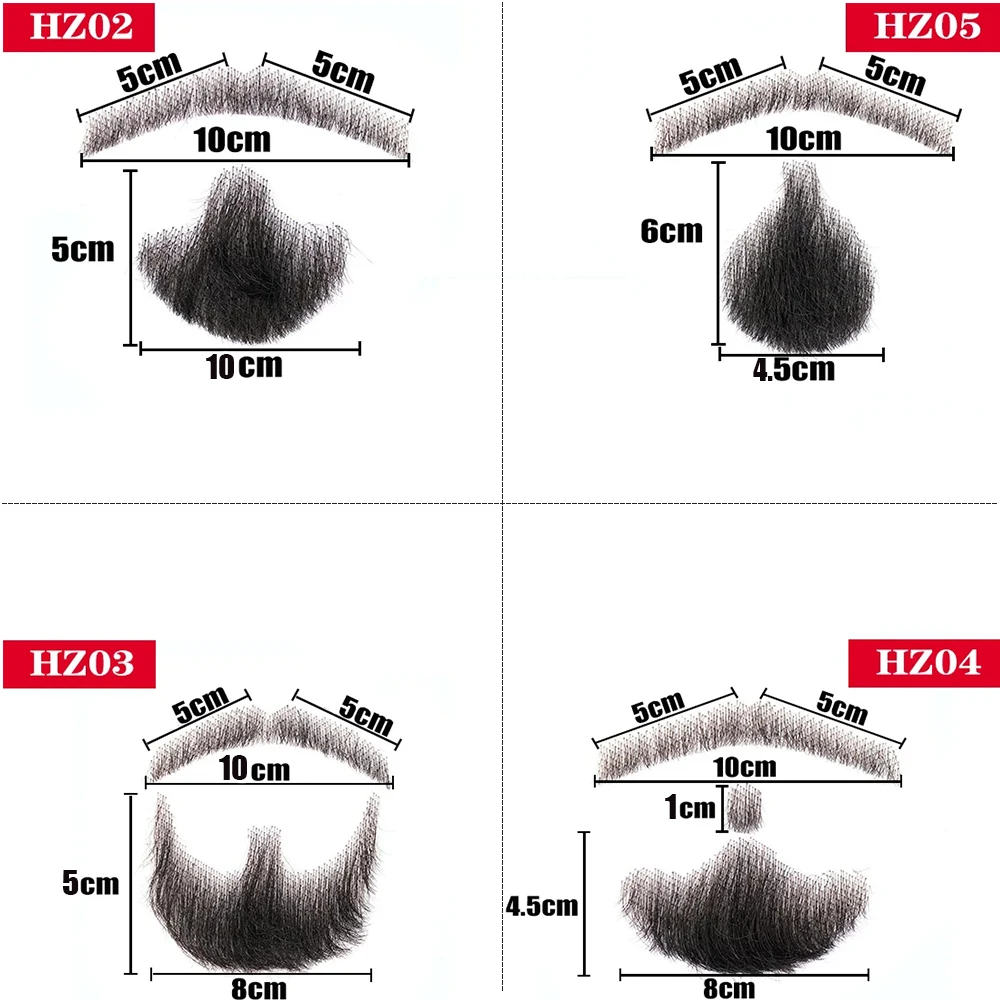 Make Fake Beards By Hand  Man Hair Wig Handmade Hair Fake Beard For Daily And Cosplay Use