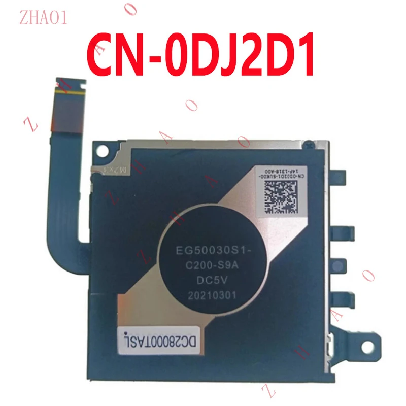 Z For DELL Latitude 7320 E7320 Laptop CPU Cooling Fan DC28000TASL CN-0DJ2D1 DJ2D1